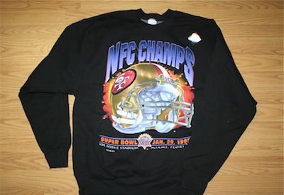   San Francisco 49ers Niners Crewneck Sweatshirt Super Bowl XXIX 1995 SF