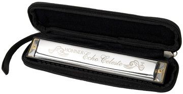 HOHNER 455 ECHO CELESTE TREMOLO HARMONICA KEY OF Bb NEW  