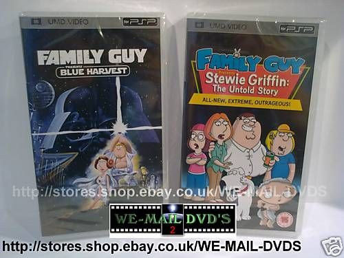 PSP UMD DVD   Family Guy Bundle  * New/Sealed *  Movie  