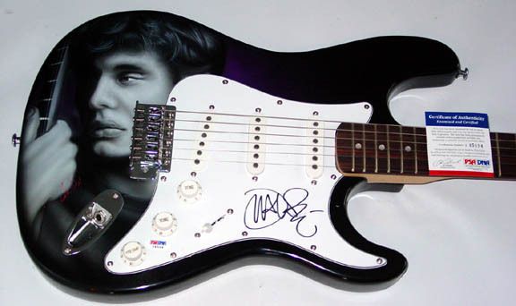   Autographed Signed Airbrush Guitar & Proof PSA/DNA UACC RD COA  