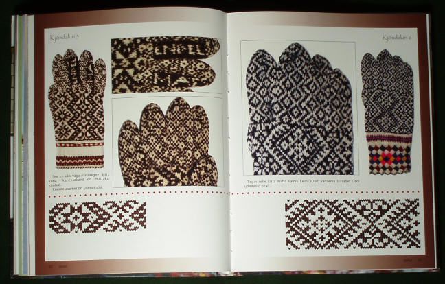 Estonian Folk Costume embroidery pattern knitting glove  