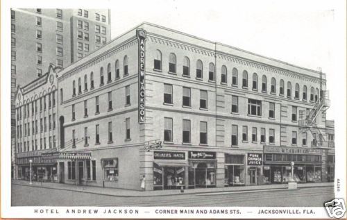1920s Hotel Andrew Jackson Jacksonville FL postcard  