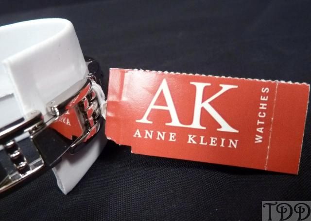 NEW Ladies Anne Klein Round Silver Bracelet Dress Watch  