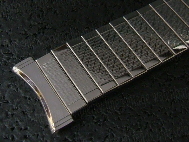 NOS 3/4 Bulova Stainless Steel 70s Vintage Watch Band  