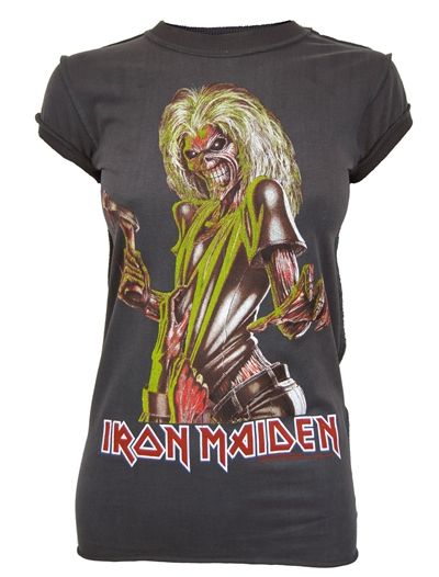 Iron Maiden Killers Rock T Shirt Amplified Womens NEW  