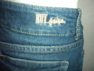 KUT FROM THE KLOTH MS SZ 10 ISABELE RELAXED BOOTCUT DENIM JEANS  