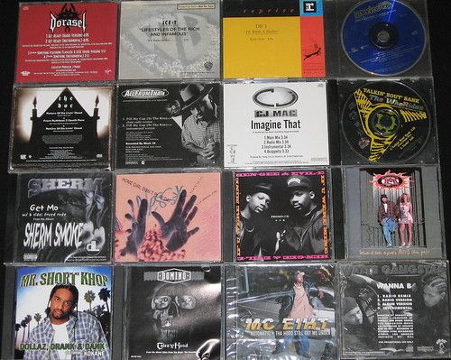   RAP SINGLES   16 CDS   WATTS GANGSTAS, ALLFRUMTHA I, MC EIHT, CJ MAC