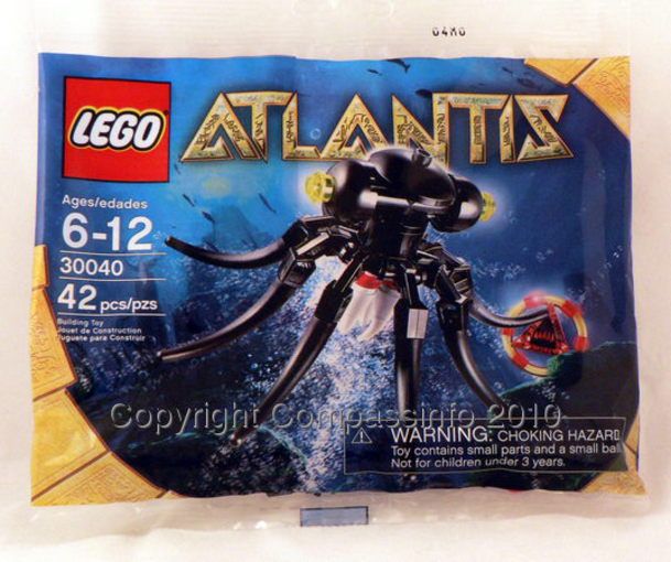 NEW Lego ATLANTIS 30040 Octopus Red Key Ltd  